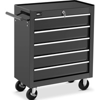 MSW Werkzeugwagen 5 Schubladen abschließbar Werkstattwagen kugelgelagert 60 kg