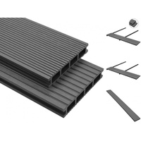 VidaXL WPC Terrassendielen mit Zubehör 40 m2 4 m