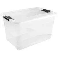 KEEEPER Aufbewahrungsbox mit Deckel und Schiebeverschluss, 59,5 x 39,5