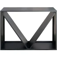 Westmann Kaminholzregal 114,5 x 35 x 80 cm schwarz