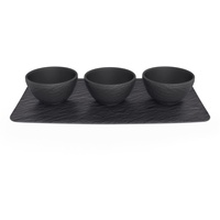 Villeroy & Boch Set Dipschälchen 4tlg. Manufacture Rock Länge