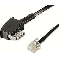 Goobay TAE-N/RJ11 Cable Schwarz