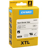 Dymo Schrumpfschlauch XTL 1868809 schwarz auf weiß 6mm x