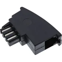 InLine®, TAE-F Adapter, TAE-F Stecker auf RJ11 Buchse, für