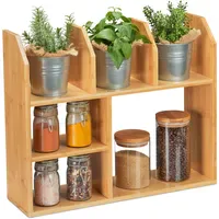 Relaxdays Küchen-Organizer natur 55,0 x 16,0 x 45,5 cm,