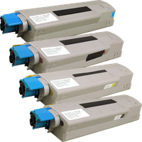 Ampertec kompatibel zu OKI 43865721-43865724 CMYK