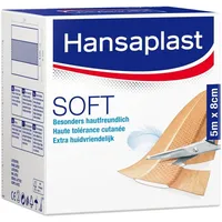 BEIERSDORF Hansaplast Soft 5mx8cm Rolle 1 st