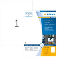 Herma Etiketten Outdoor, A4, wetterfest, weiß matt, 40 Blatt