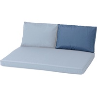 MADISON N.Y Madison Palettenkissen Rückenteil Outdoor Panama Safier Blau
