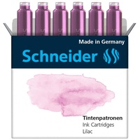Schneider Pastell Tintenpatronen für Füller Lilac 6 Stück