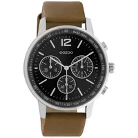 Oozoo Herren Armbanduhr braun Analog Timepieces Lederarmband UOC10812