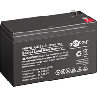 Goobay GO12-9 (9000 mAh 12 V) - Faston (4.8mm)