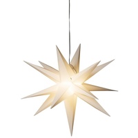 Konstsmide 5970-200 Weihnachtsstern Stern Warmweiß LED Weiß EEK: G