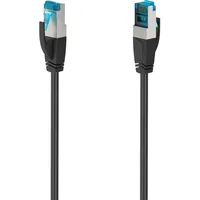 Hama Netzwerkkabel CAT-6a, S/FTP SFTP Ethernet, RJ45, High-Speed-Netzkabel, 0.5m)