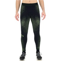 Uyn Exceleration Pants Long black/yellow fluo L