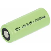 XCell Nimh-akku, Industriezelle, 4/5 A, Flat-top, 43x17mm, 1,2v/2200mah