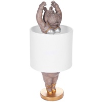 Brubaker Tisch- oder Nachttischlampe Nilpferd Ballerina - Tischleuchte mit