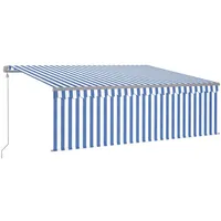VidaXL Markise 400 x 300 cm blau