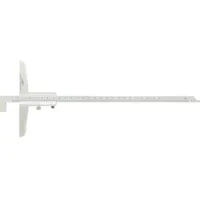 Helios Preisser Tiefenmessschieber mit abgesetztem Messstift 1/20 150x100mm