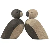 Kay Bojesen Spatzenpärchen klein Figuren 5.5 cm Holzfiguren, Holz