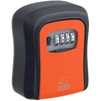 BASI 2101-0000-1119 SSZ 200 Schlüsseltresor Zahlenschloss Schwarz, Orange