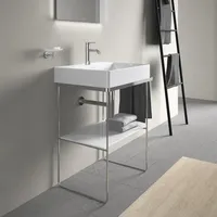 Duravit DuraSquare Metallkonsole bodenstehend, zu Waschtisch 235360, chrom