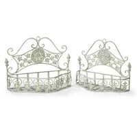 Moritz Metall Wandkörbe 2er Set Paar Pflanzkorb Shabby Style