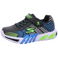 SKECHERS Jungen Flex-Glow Elite Sneaker, Black Synthetic Trim Blue