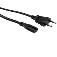 Value 19.99.2089 Strom Netzkabel Schwarz 1.00m