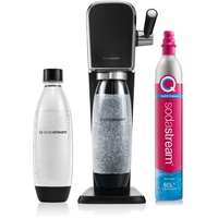 Sodastream Art black + Kunststoffflasche + CO2-Zylinder