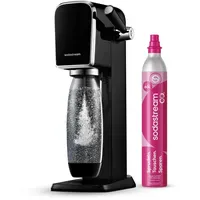 Sodastream Art black + Kunststoffflasche + CO2-Zylinder