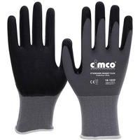 CIMCO Standard Skinny Flex schwarz/grau 141266 Strickgewebe Arbeitshandschuh Größe