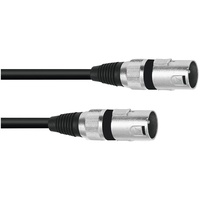 Omnitronic 3022075A XLR Adapterkabel [1x XLR-Stecker 3 polig -