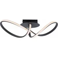 Just light. Maria 1-flg. rund schwarz Aluminium 61 x