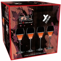 Riedel Extreme Rosé / Champagner Glas 4er Set, Kristallglas,