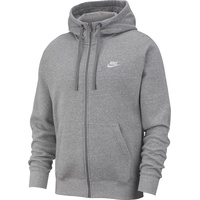 Nike Sportswear Club Fleece Herren-Hoodie Dark Grey Heather/Matte Silver/White