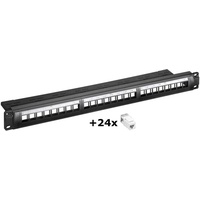 Goobay 95336 Patch Panel Leergehäuse Set 1 HE /