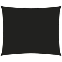 VidaXL Sonnensegel Oxford-Gewebe Rechteckig 4x5 m Schwarz