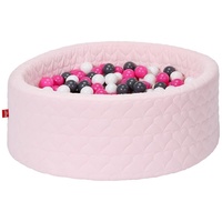 Knorrtoys Bällebad soft cosy heart rose inkl. 300 Bälle
