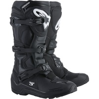 Alpinestars Tech 3 Enduro Motorradstiefel, Schwarz Größe 48