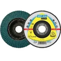 KLINGSPOR Schleifmopteller SMT 324 Extra D.115mm K.40 12Grad kon.INOX