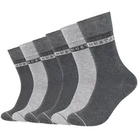 Mustang Casual Bio-Baumwolle Crew Socken Herren 9703 - dark