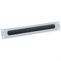 Value 19"-Kabeldurchführung 2 HE mit Bürstendichtung, grau