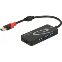 DeLock Dual-Slot-Cardreader, USB-A 3.0 [Stecker] (62899)