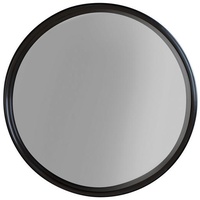 White Label Living Zuiver Wandspiegel Schwarz Glas rund 60x60x7.5