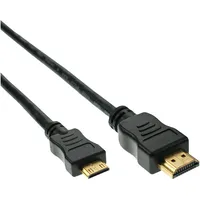 InLine 17462P 2x HDMI Mini vergoldete Kontakte schwarz 2,0