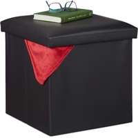 Relaxdays Hocker mit Stauraum,