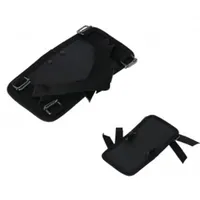 XLC Adapterplatte für Doppeltasche Polyester 27x13cm, schwarz