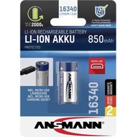 Ansmann Akku Micro-USB 16340 850 mAh