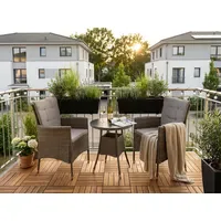 Konifera Mailand Set 7-tlg. hellbraun/grau